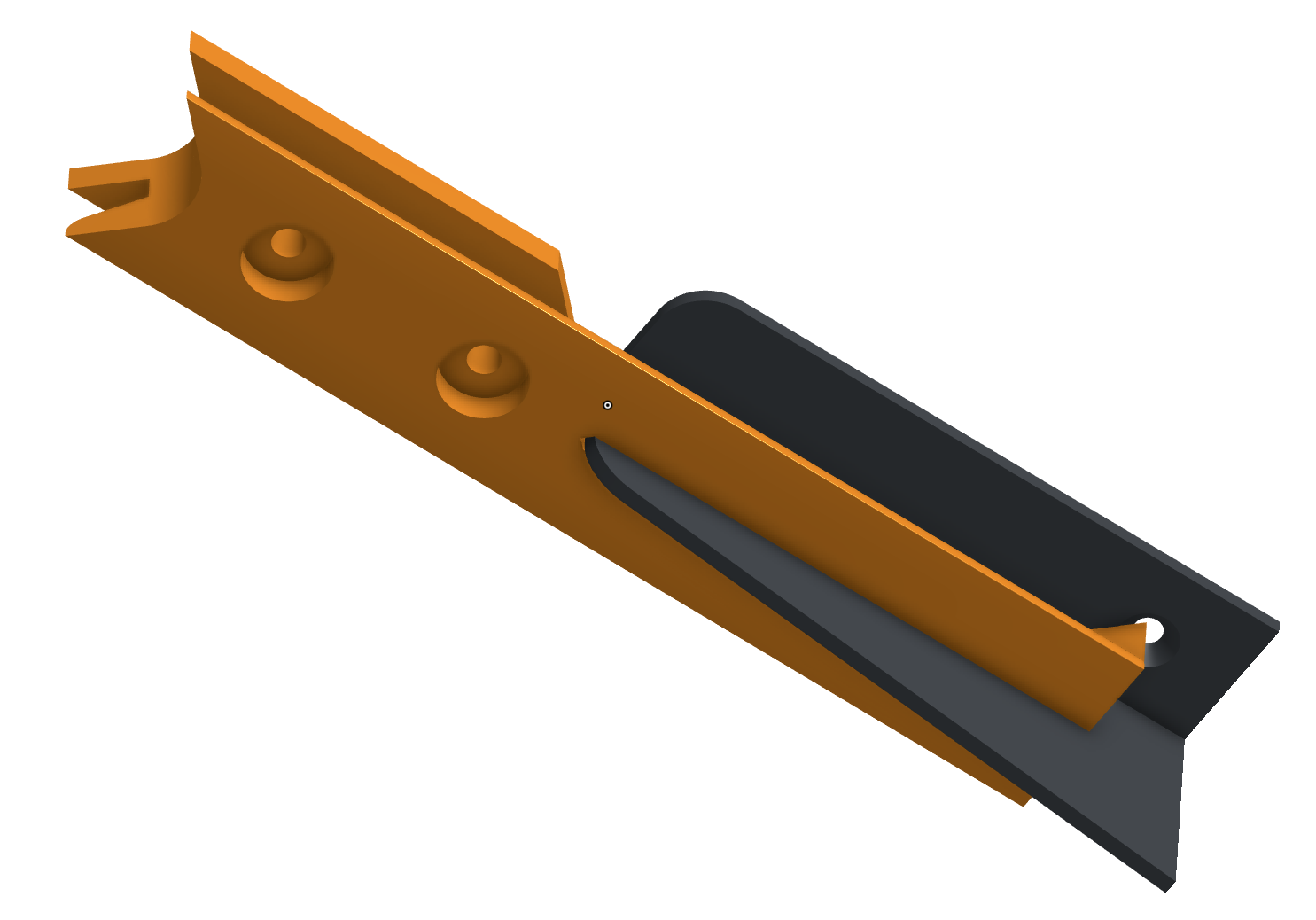 Under Desk Drawers Brackets Slotted with 6 mm Offset by Joos Louw Download free STL model