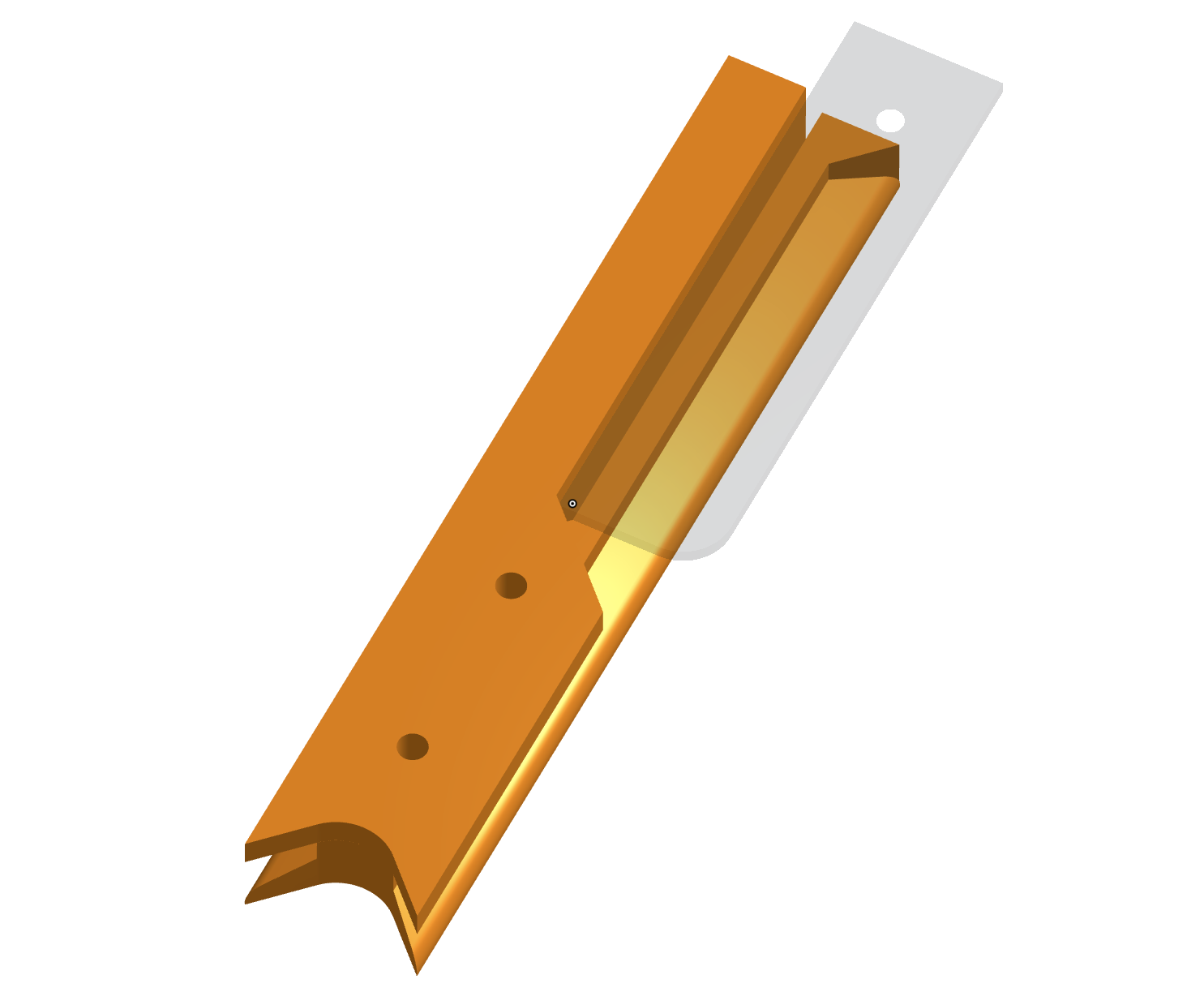 Under Desk Drawers Brackets Slotted with 6 mm Offset by Joos Louw Download free STL model