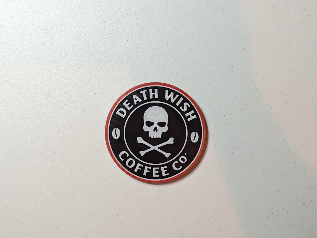 Death Wish Coffee Coaster