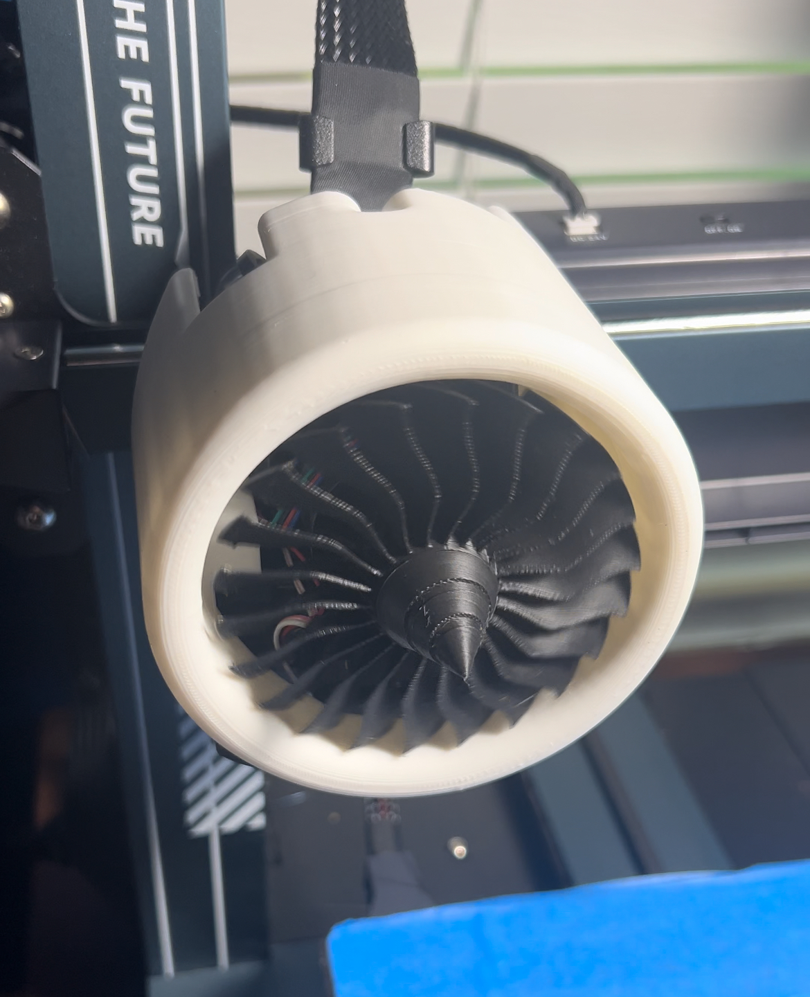 Indicator Jet engine 3D model thumbnail