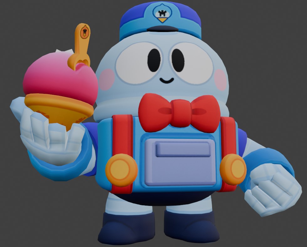 Lou - Brawl Stars by GoatGamez | Download free STL model | Printables.com