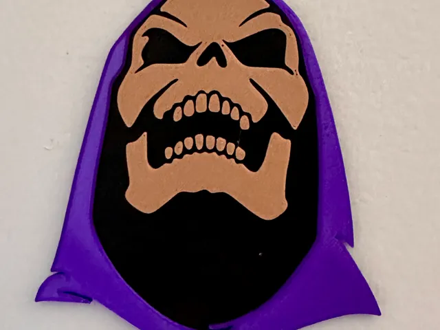 Skeletor Art from MotU 3 Color Multi Layer