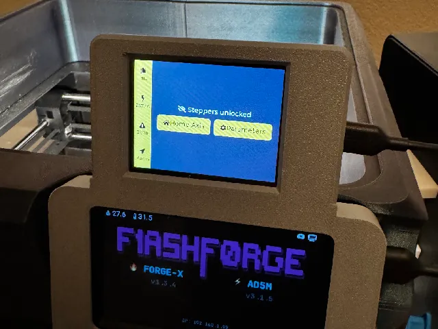FlashForge Adventurer 5M (AD5M) Cheap Yellow Display (CYD) Mount