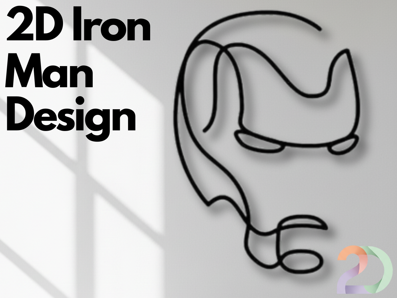 2D Iron Man Design