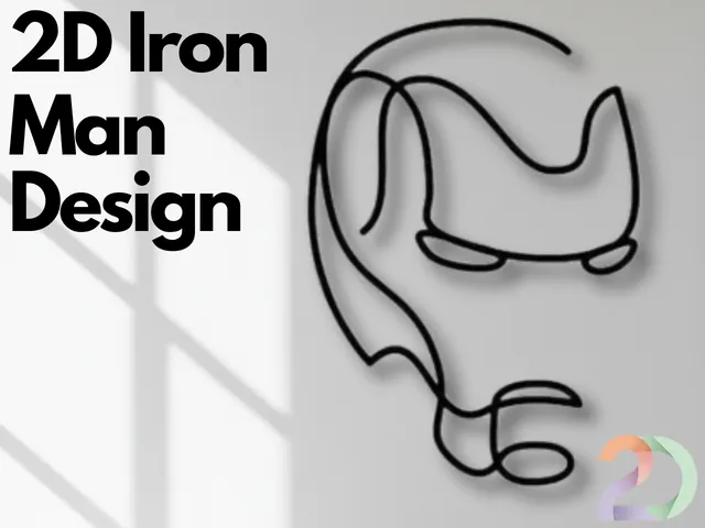 2D Iron Man Design