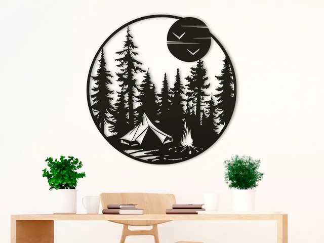 Sleeping in the forest