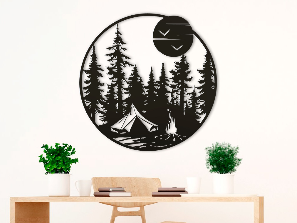 Sleeping in the forest