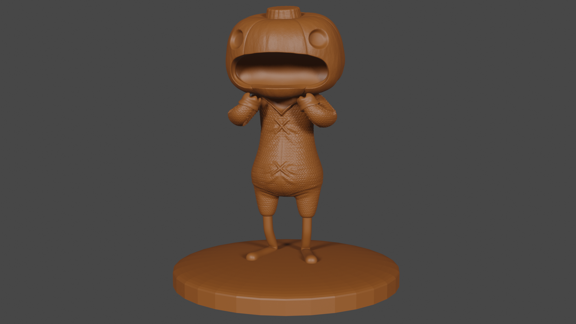 Final Fantasy 12 inspired, Punmpkin Head, Tabletop DnD miniature