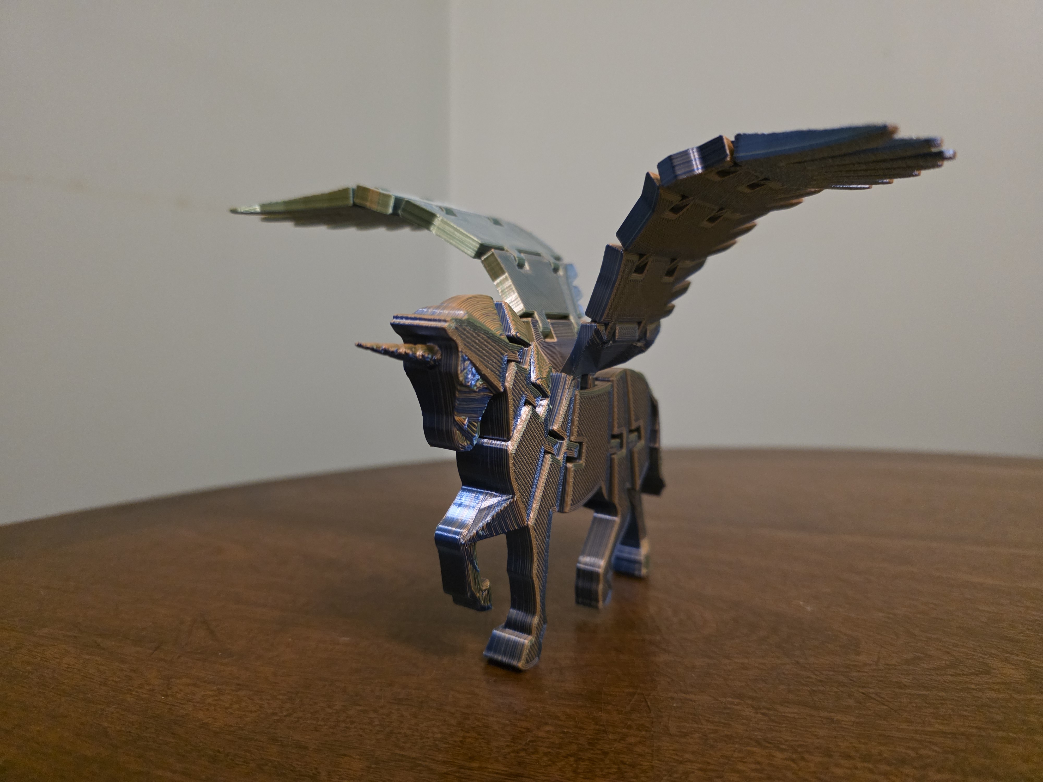 Jeffrey Yang's Flexi Alicorn wings with stronger joints 3D model thumbnail