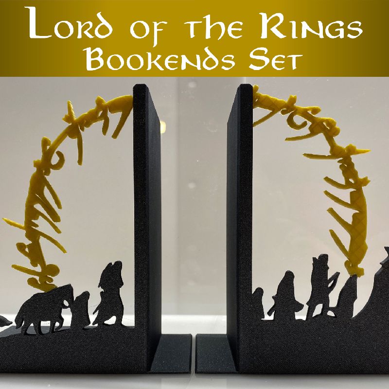 LORD OF THE RINGS - Bookends Set (LOTR) by Doug Joseph LORD OF THE RINGS - Bookends Set (LOTR) by Doug Joseph