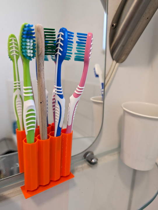 Toothbrush Stand octagonal Zahnbürstenständer