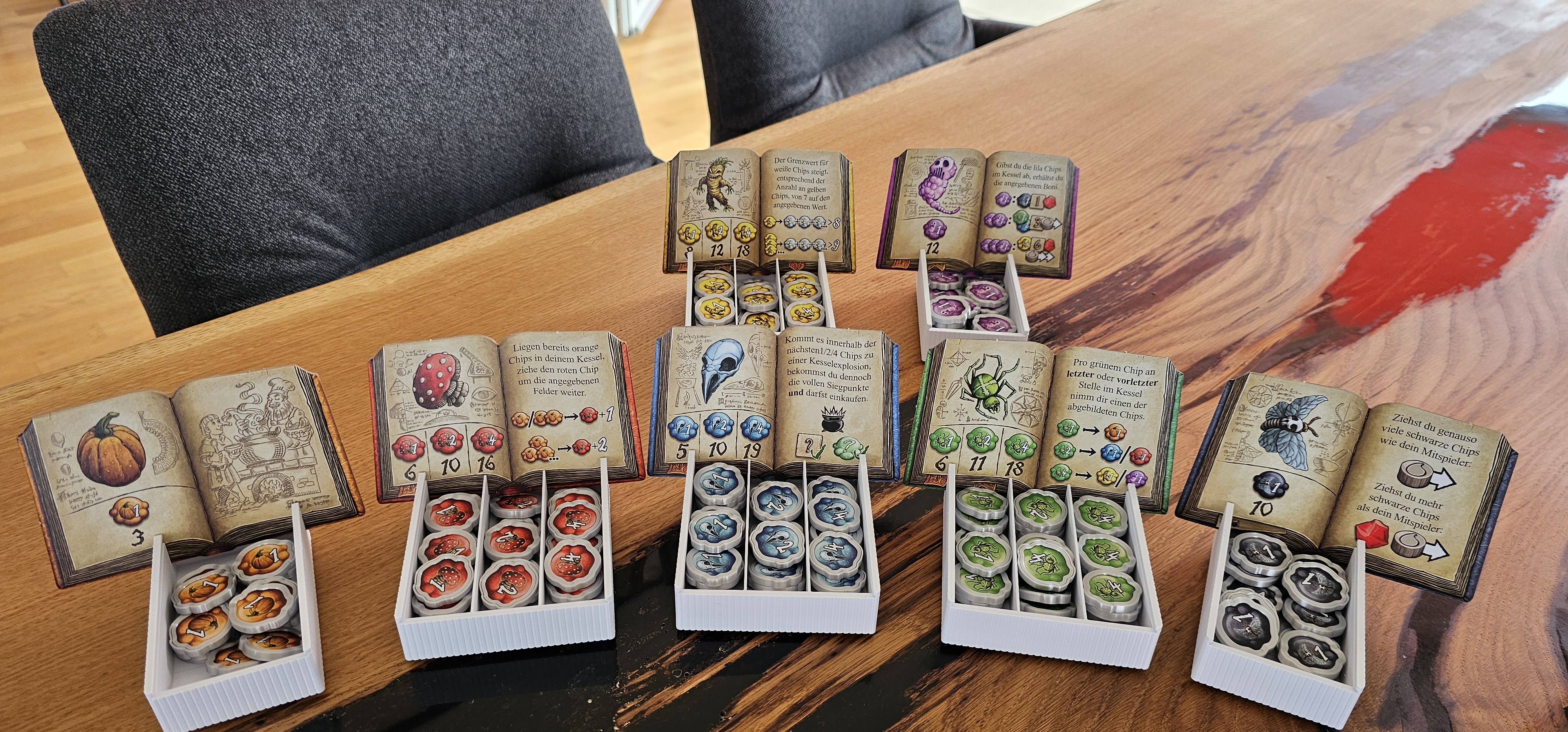 Quacks of Quedlinburg - Token Organizer
