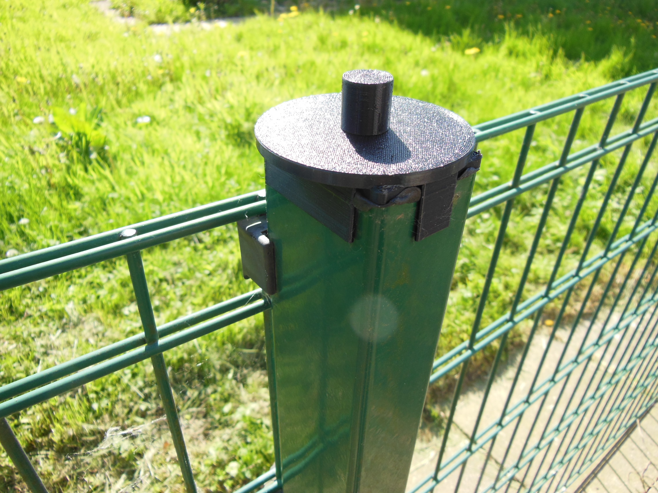 Standfuß Solar Panel 60x40 Kappe Zaunpfosten