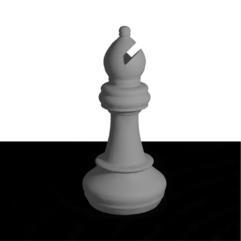 Chess Bishop by Pau Durán | Download free STL model | Printables.com