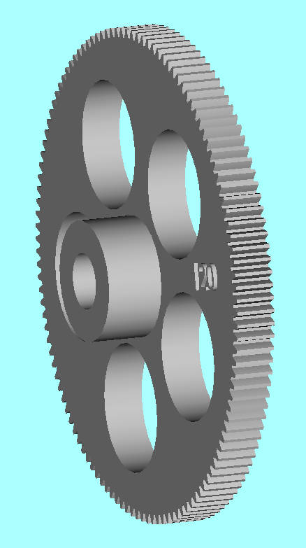 Zahnrad , Mold2, Modul2, Zähnezahl 120 , Material C45 ETZR-M2-120 Zahnrad , Mold2, Modul2, Zähnezahl 120 , Material C45 ETZR-M2-120
