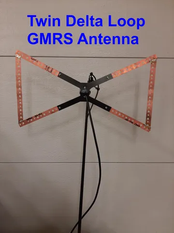 GMRS Twin Delta Loop Antenna