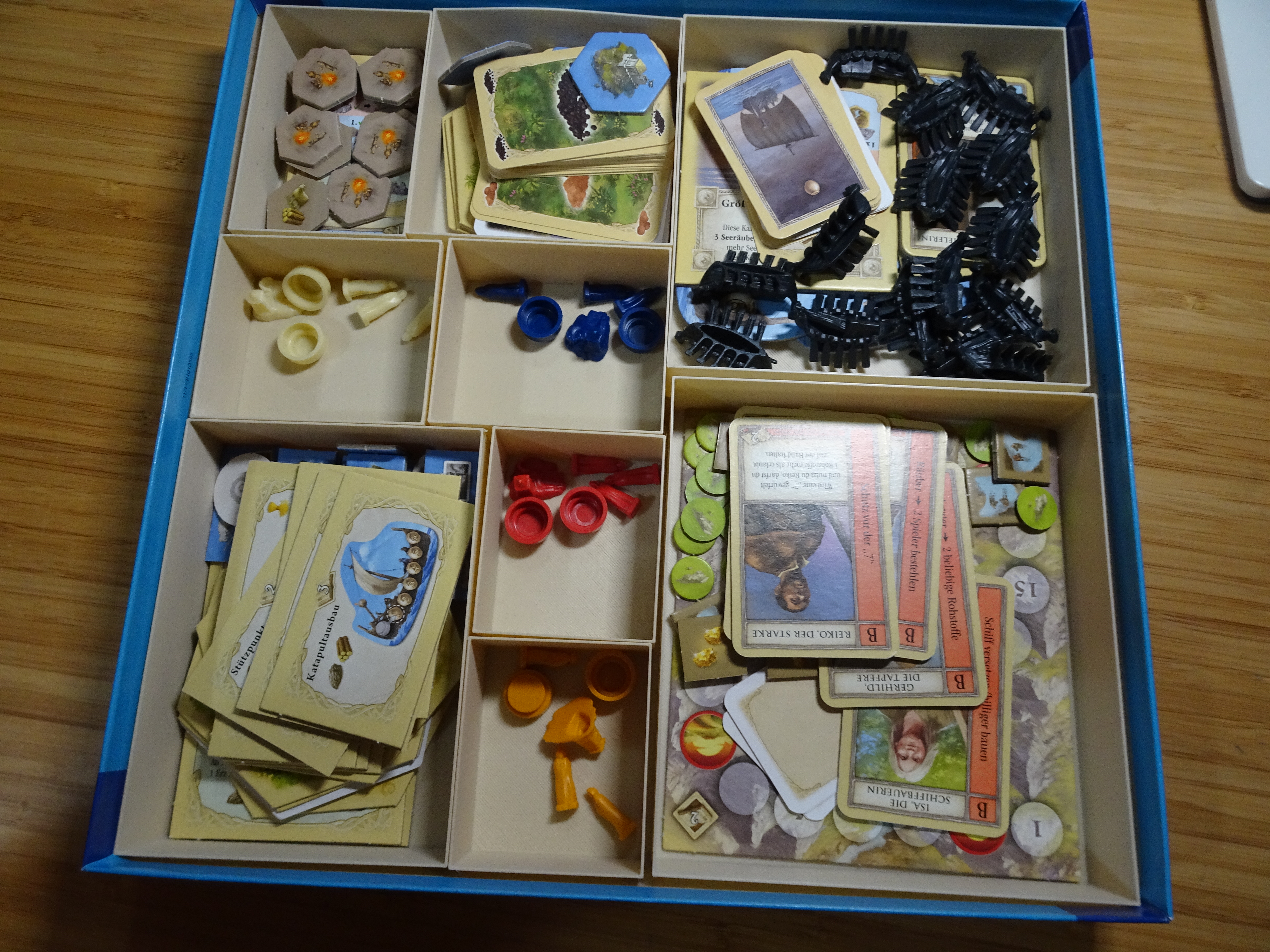 Catan Sortierboxen