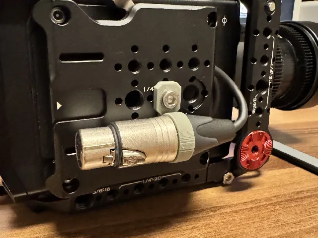 XLR Mount for Blackmagic Pyxix Cage