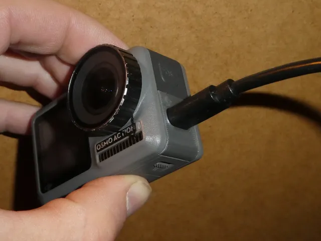 DJI Osmo Action rain and dust USB/MicroSD cover lid for cyclists