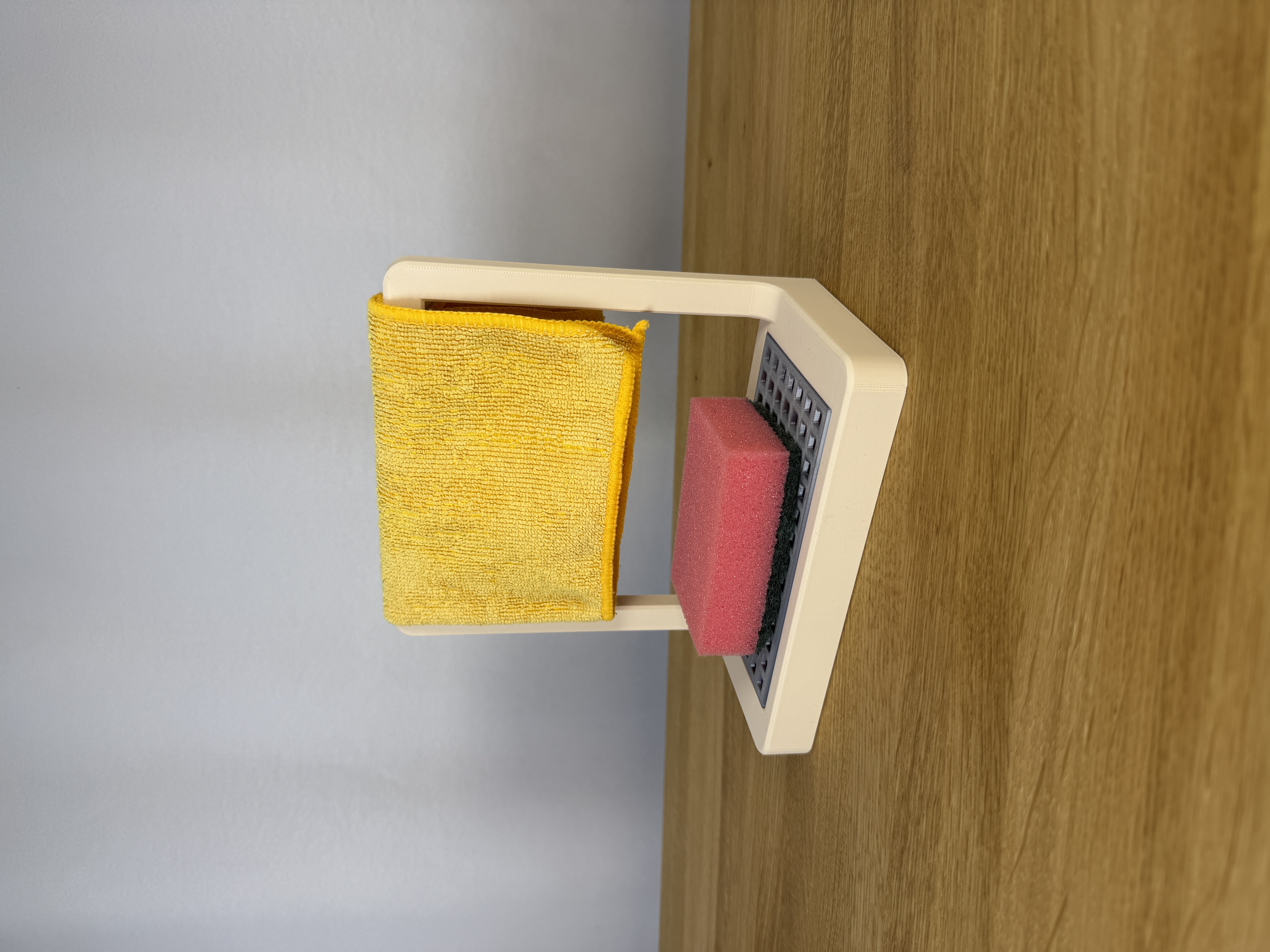 Miniatura 2 do modelo 3D Kitchen Rag + Sponge Holder