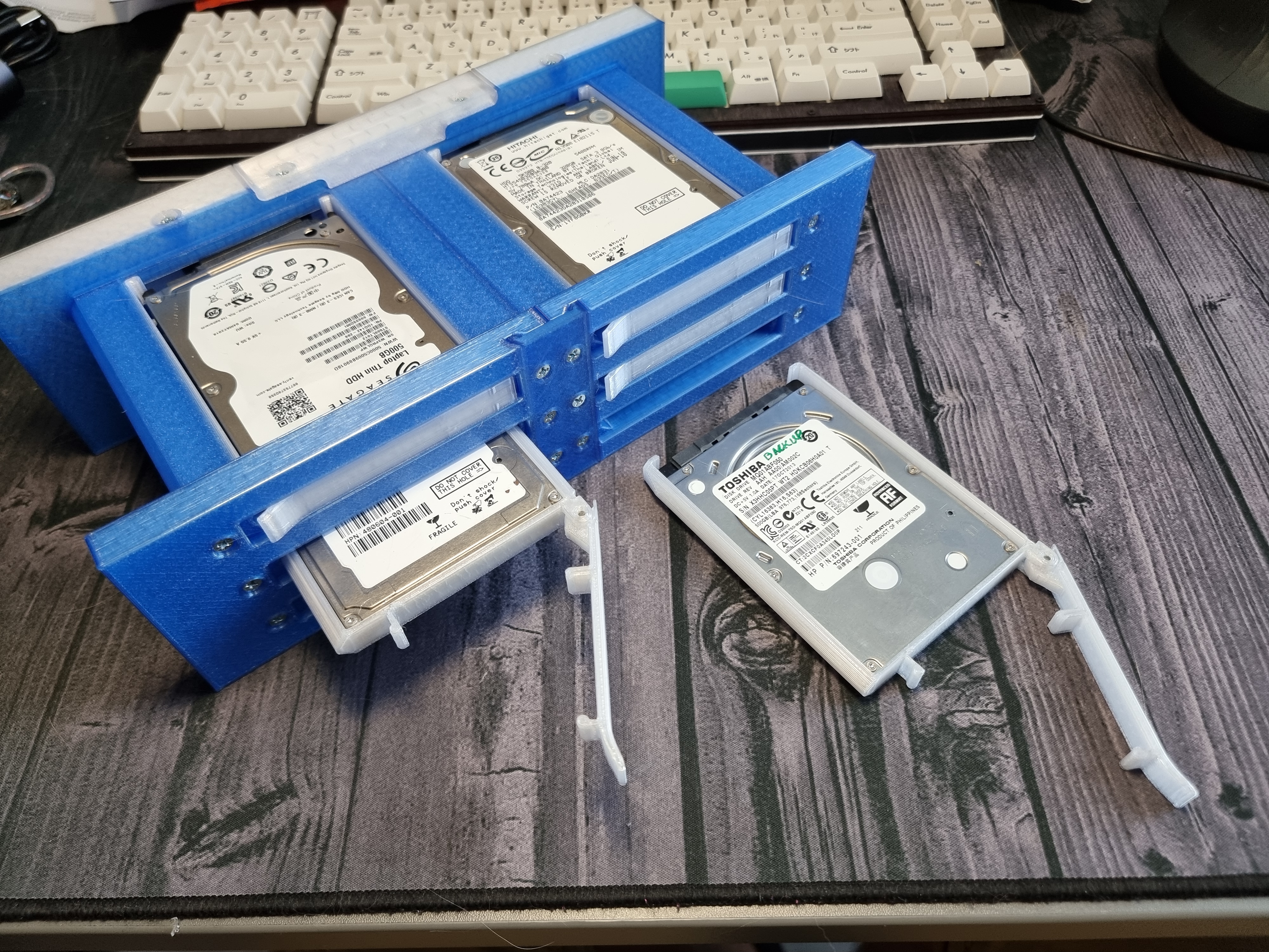 6x HDD rack