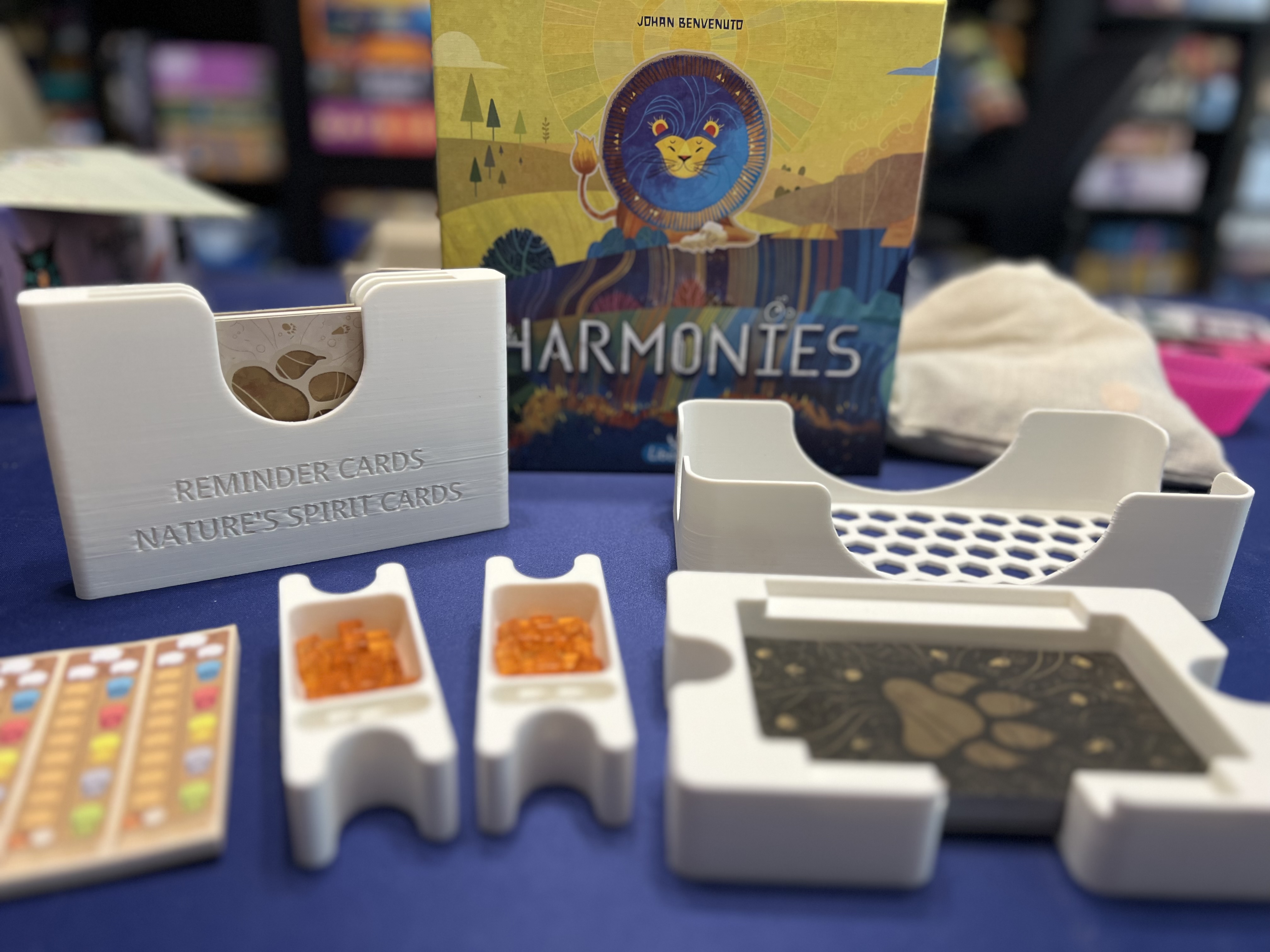 Harmonies Board Game Functional Insert and Organizer