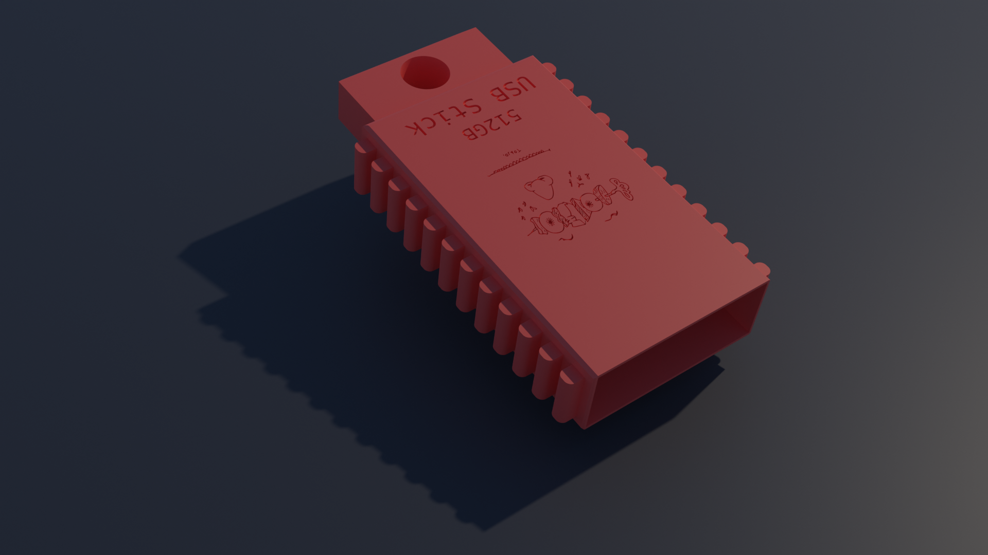 USB Case for bare USB