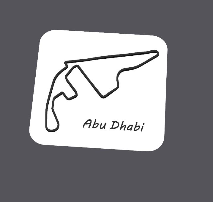 Miniatura 4 do modelo 3D Abu Dhabi circuit