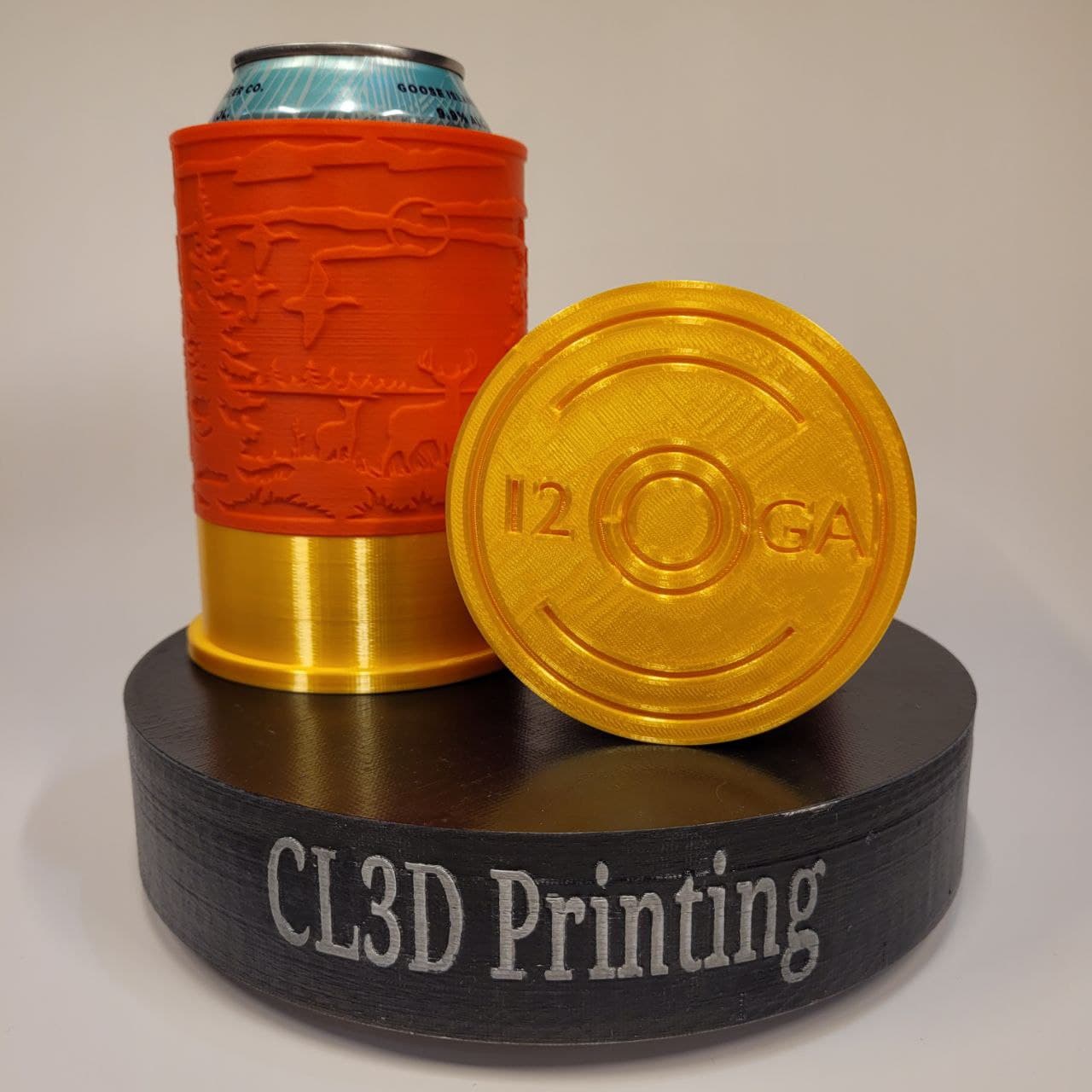 Shotgun Shell Can Koozie by CL3D Printing Printables Store