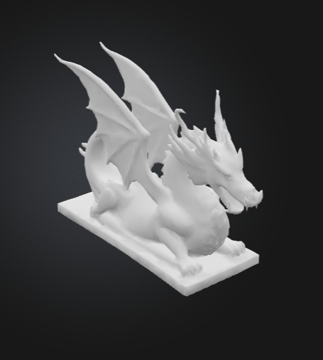 bookend shaped like a dragon