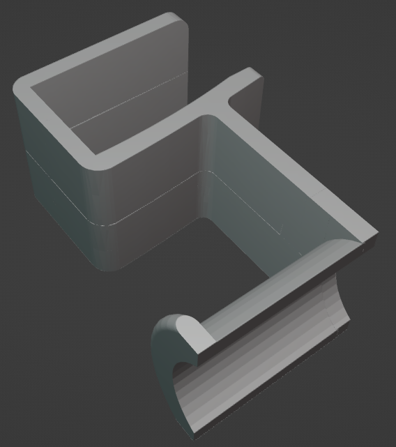 Headphone holder (curved)