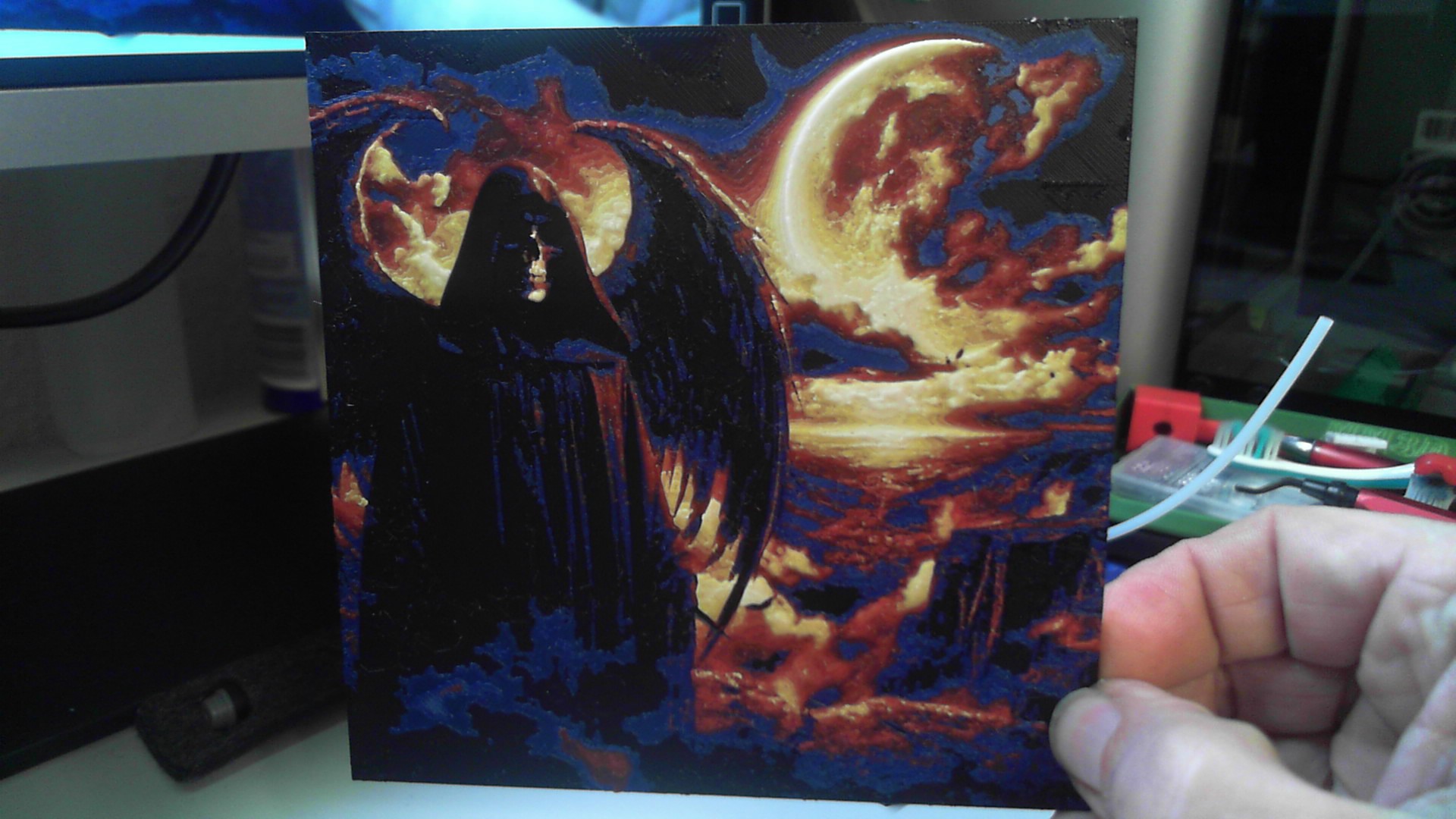 Winged Death hueforge