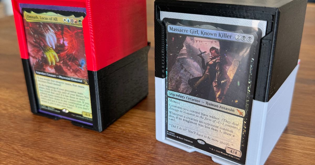 MTG Commander Deck Box por Rob | Descargar modelo STL gratuito ...
