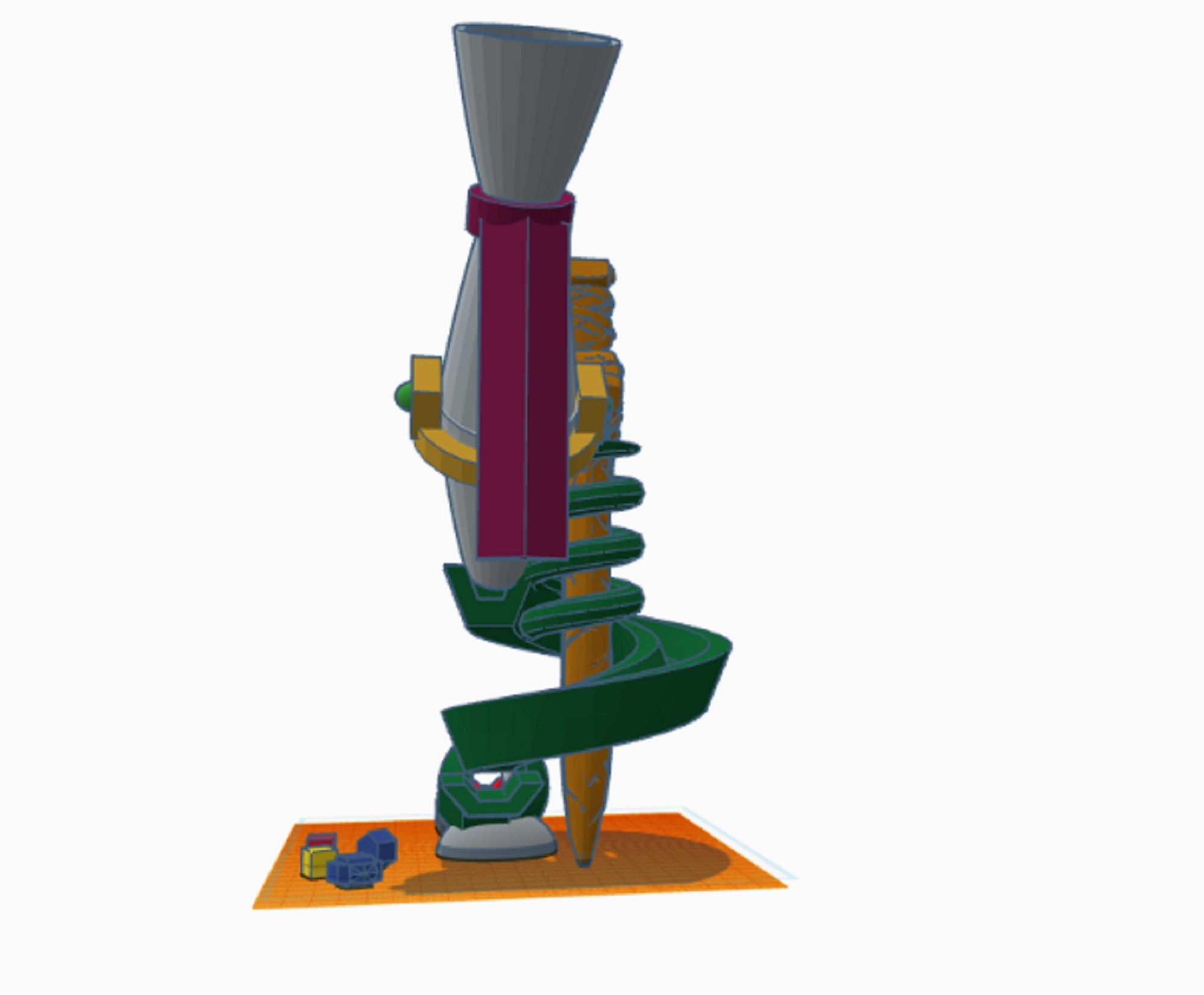 King s dice roller snake by vivedo3d download free stl model