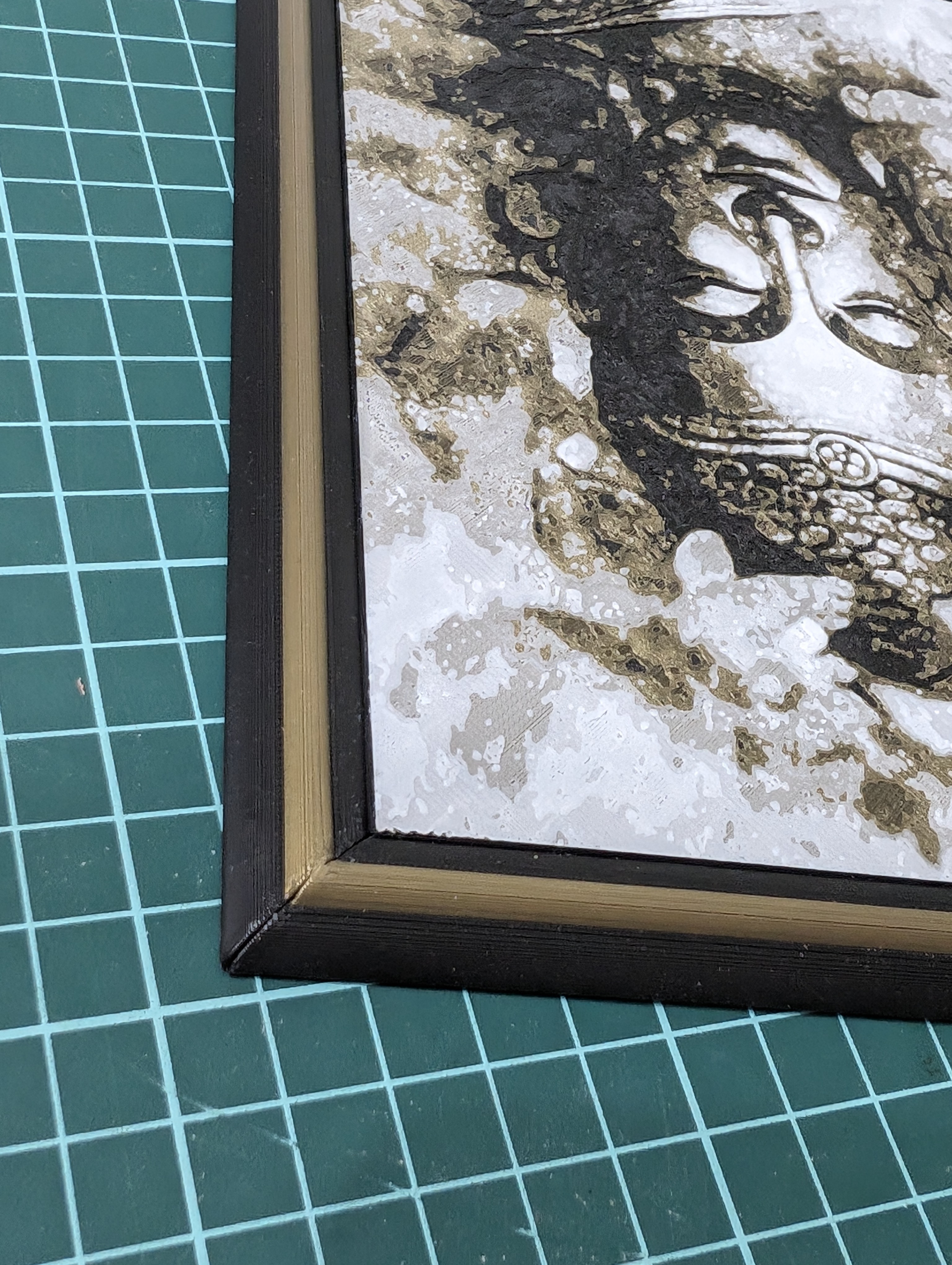 Miniatura 2 do modelo 3D buddha hueforge + frame