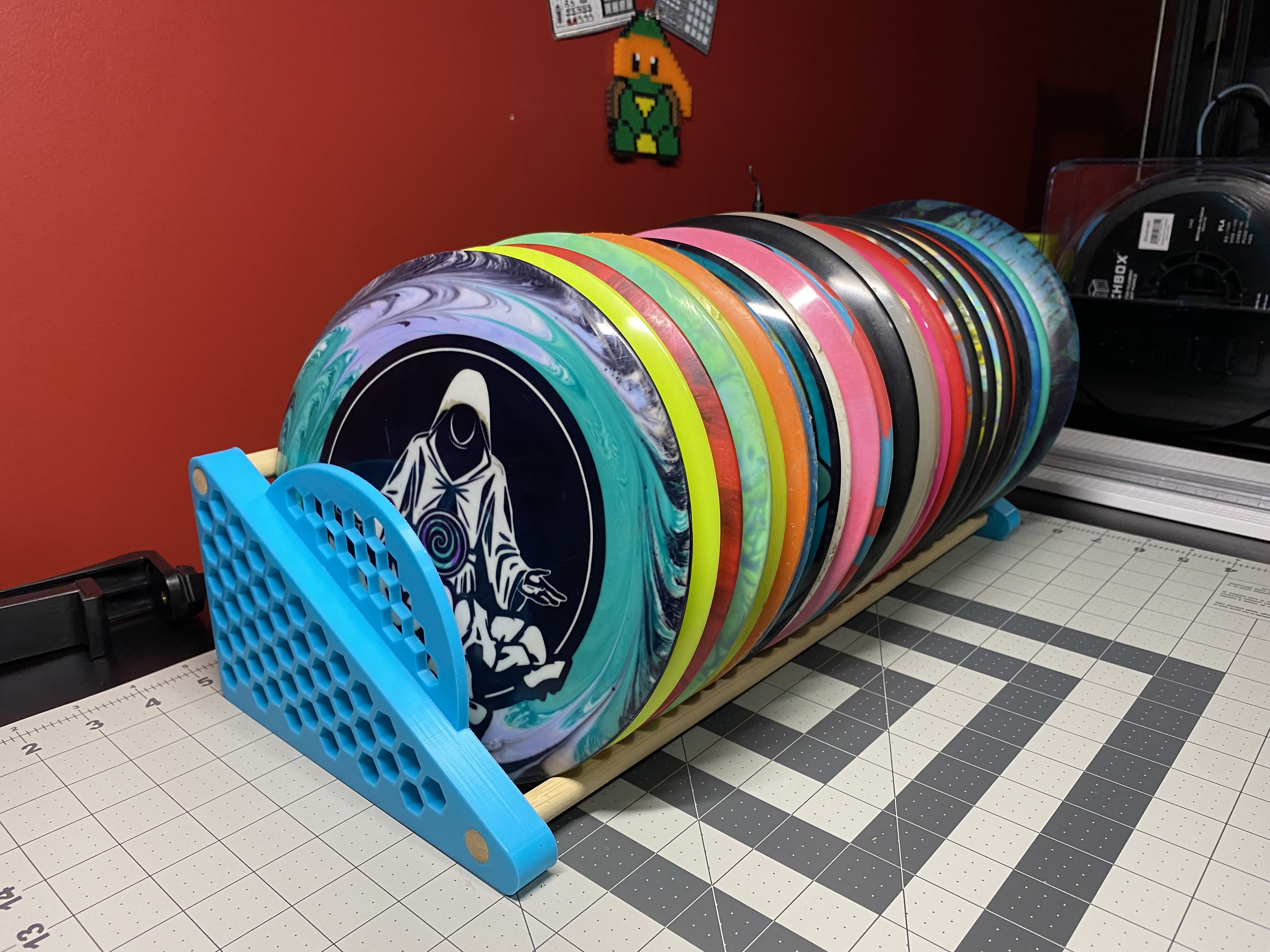 Disk Rack For Model Disc Rack for Shelf Storage by Dustin Burrows | Download free STL model ...