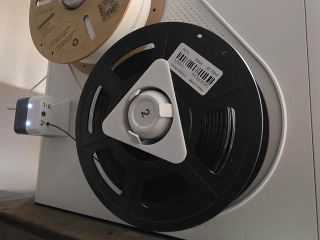 Oversized Filament Spool Retainer Adapter for Snapmaker U1, AMS Lite, or similar