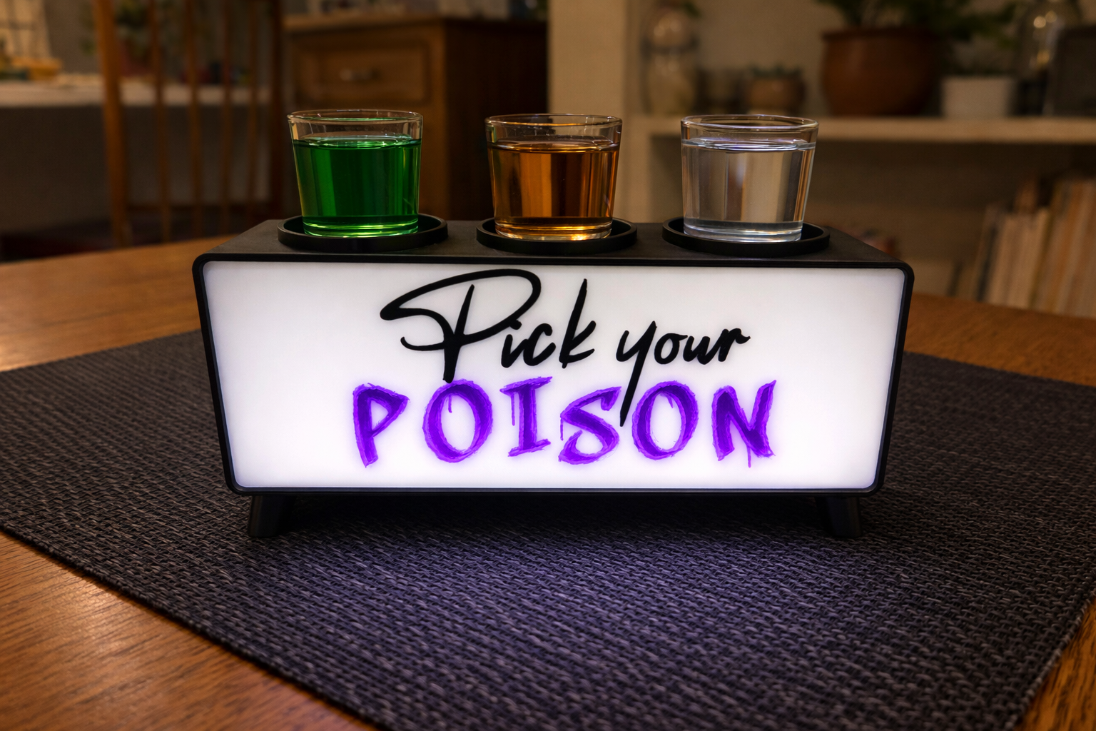Pick Your Poison – The Home Bar Lamp That Steals the Spotlight