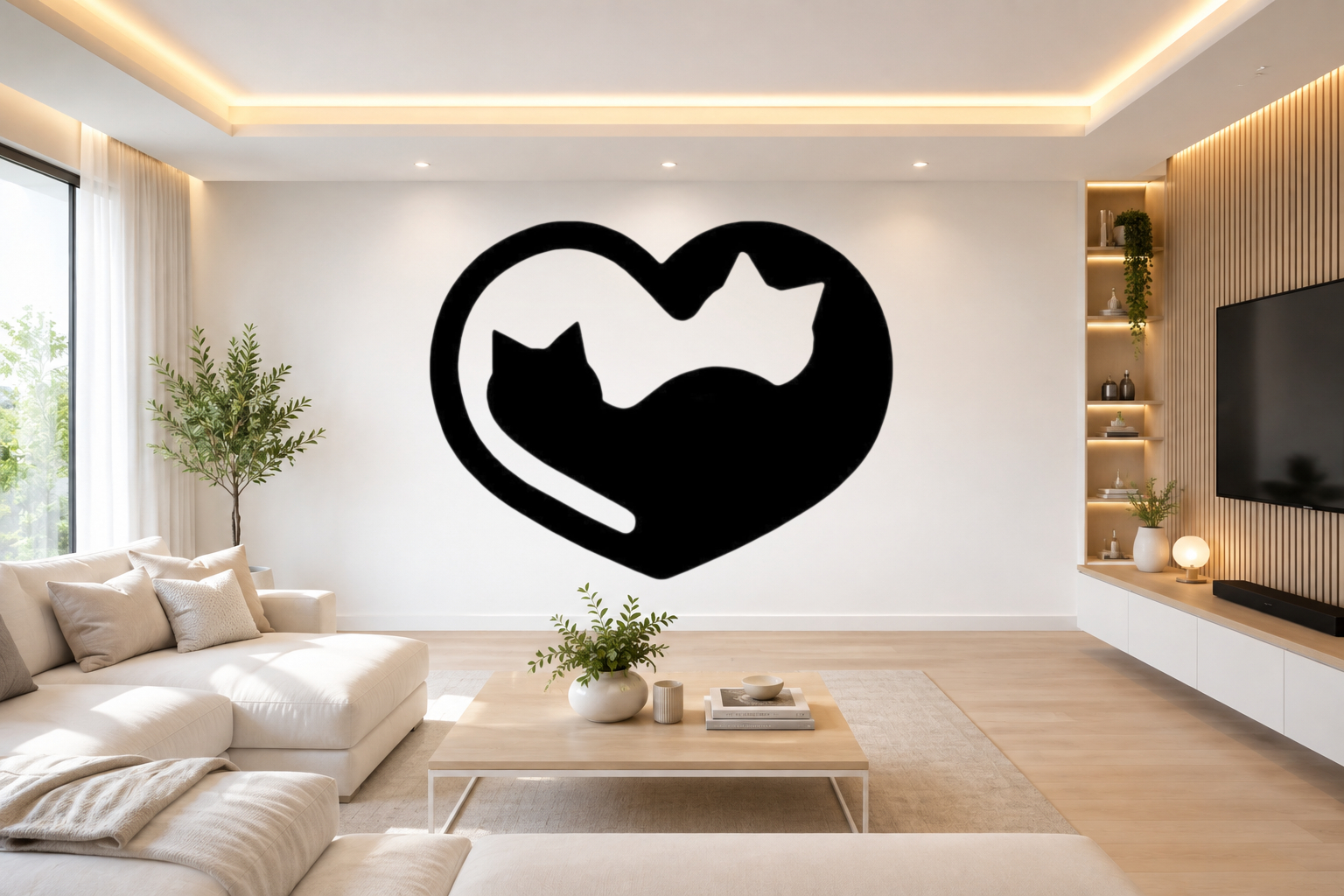 WallArt - Cat Love 003