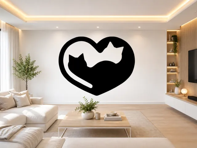 WallArt - Cat Love 003