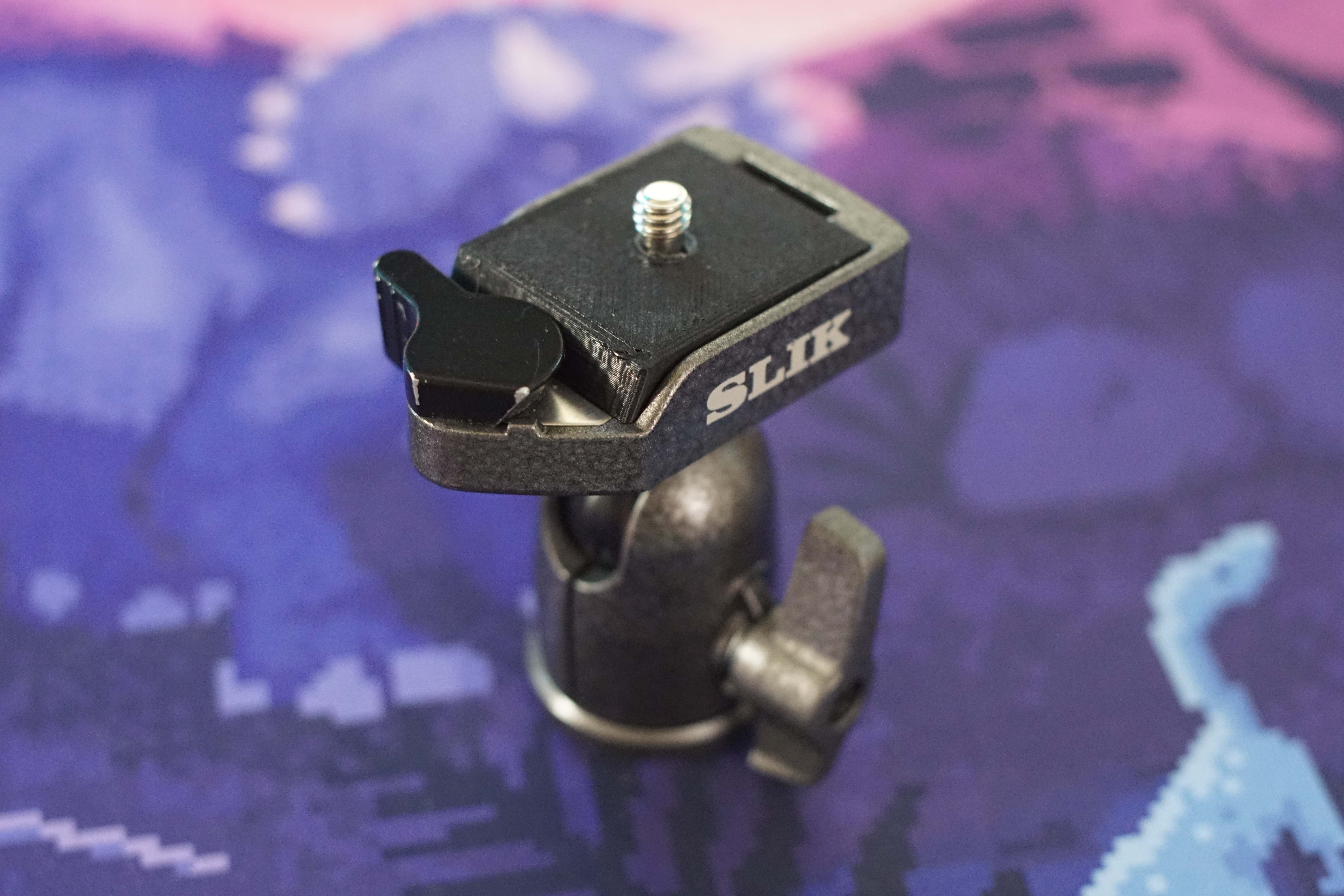 SLIK SBH-100DQ 30x40mm Camera Quick Mount