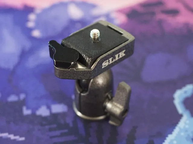 SLIK SBH-100DQ 30x40mm Camera Quick Mount