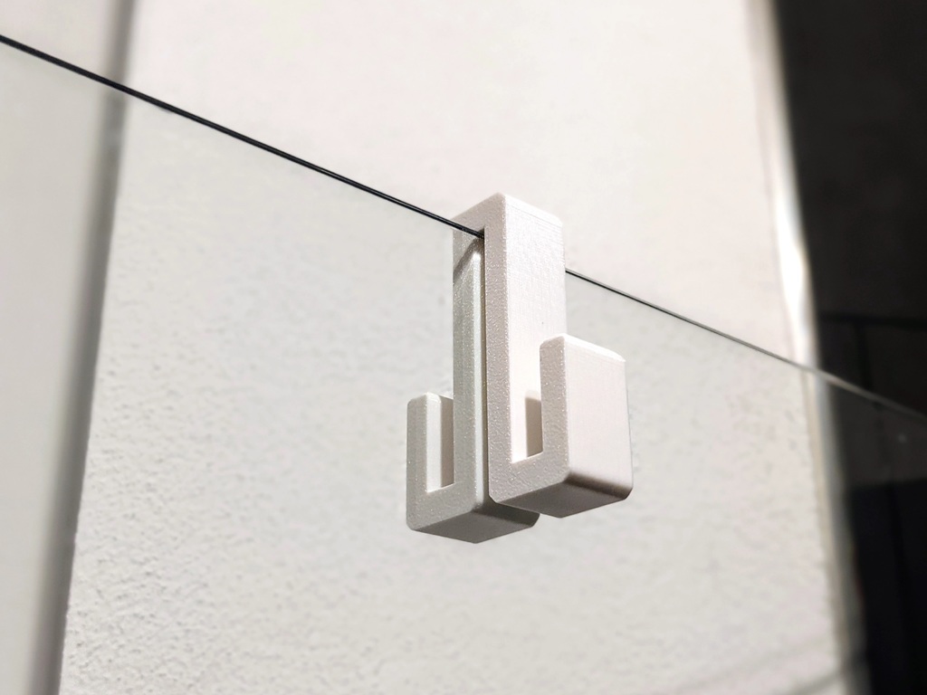 Miniatura 3 do modelo 3D Shower door hook