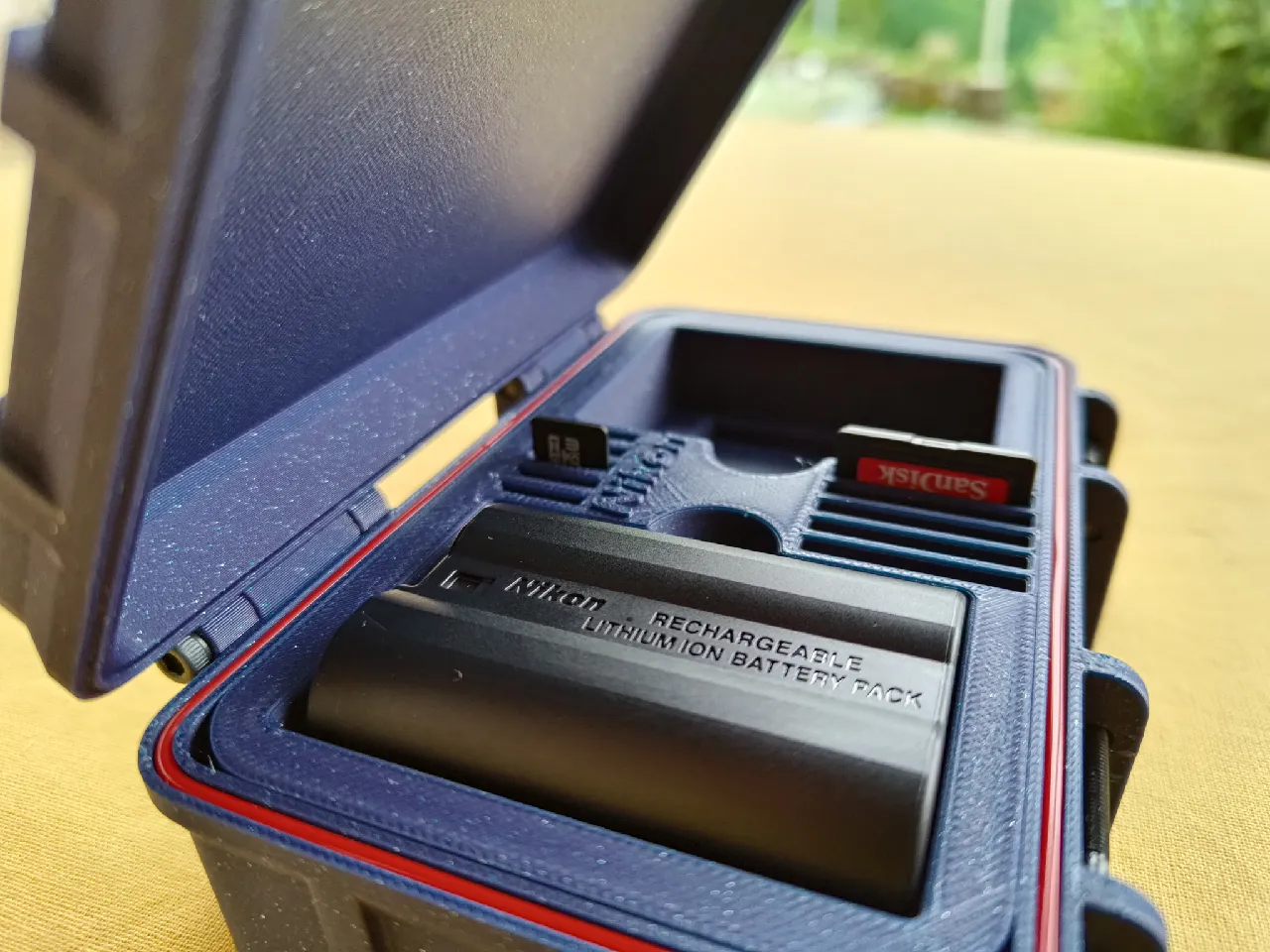 Nikon battery and SD + CFexpress B card box insert by Marko Žele
