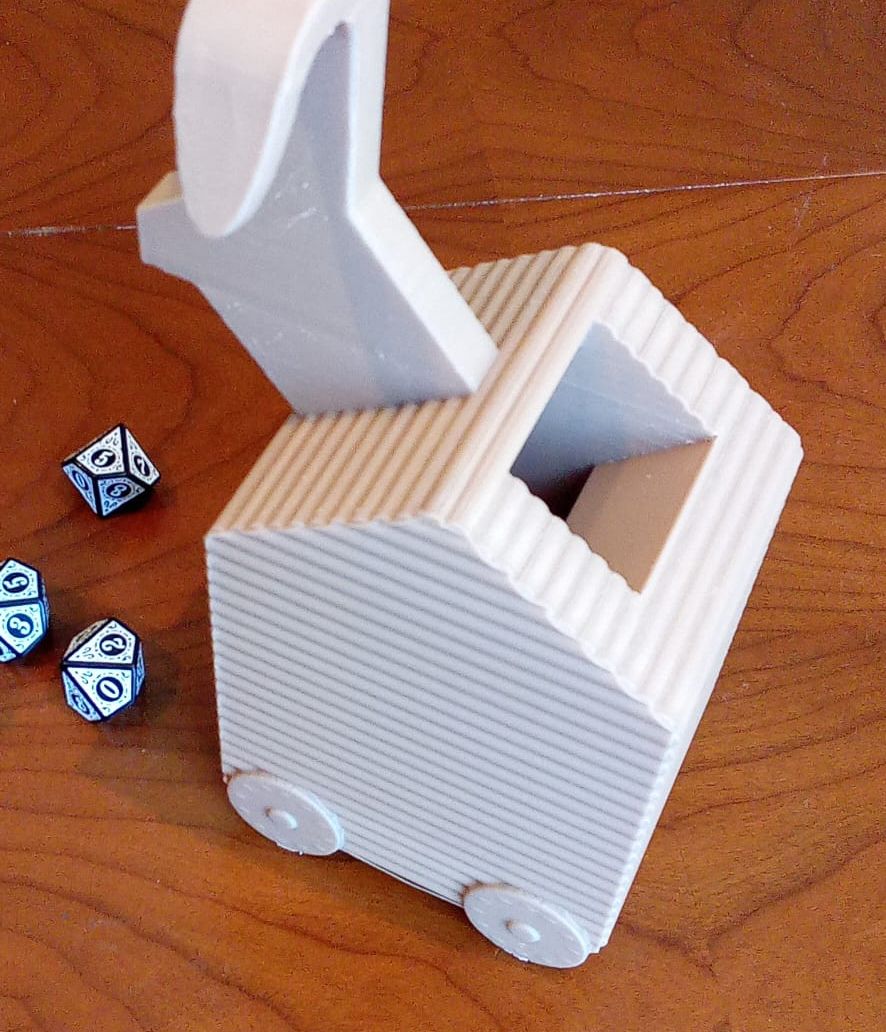 Trojan Rabbit Dice Tower By Cafetera De Russell 