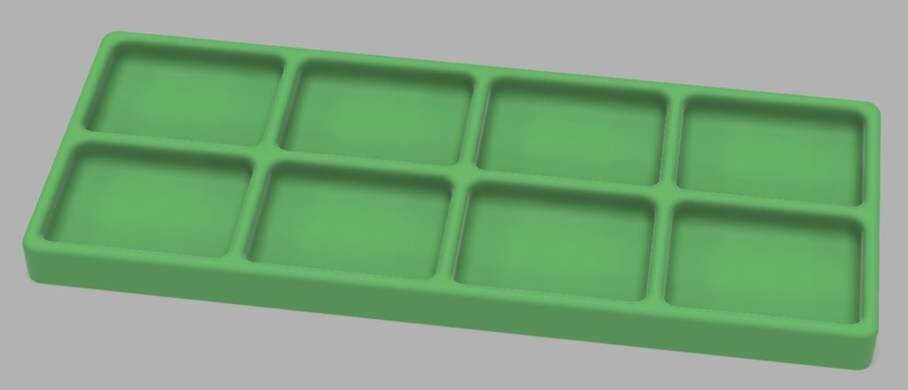 250mm x 100mm x 10mm (WxDxH) Parts Tray