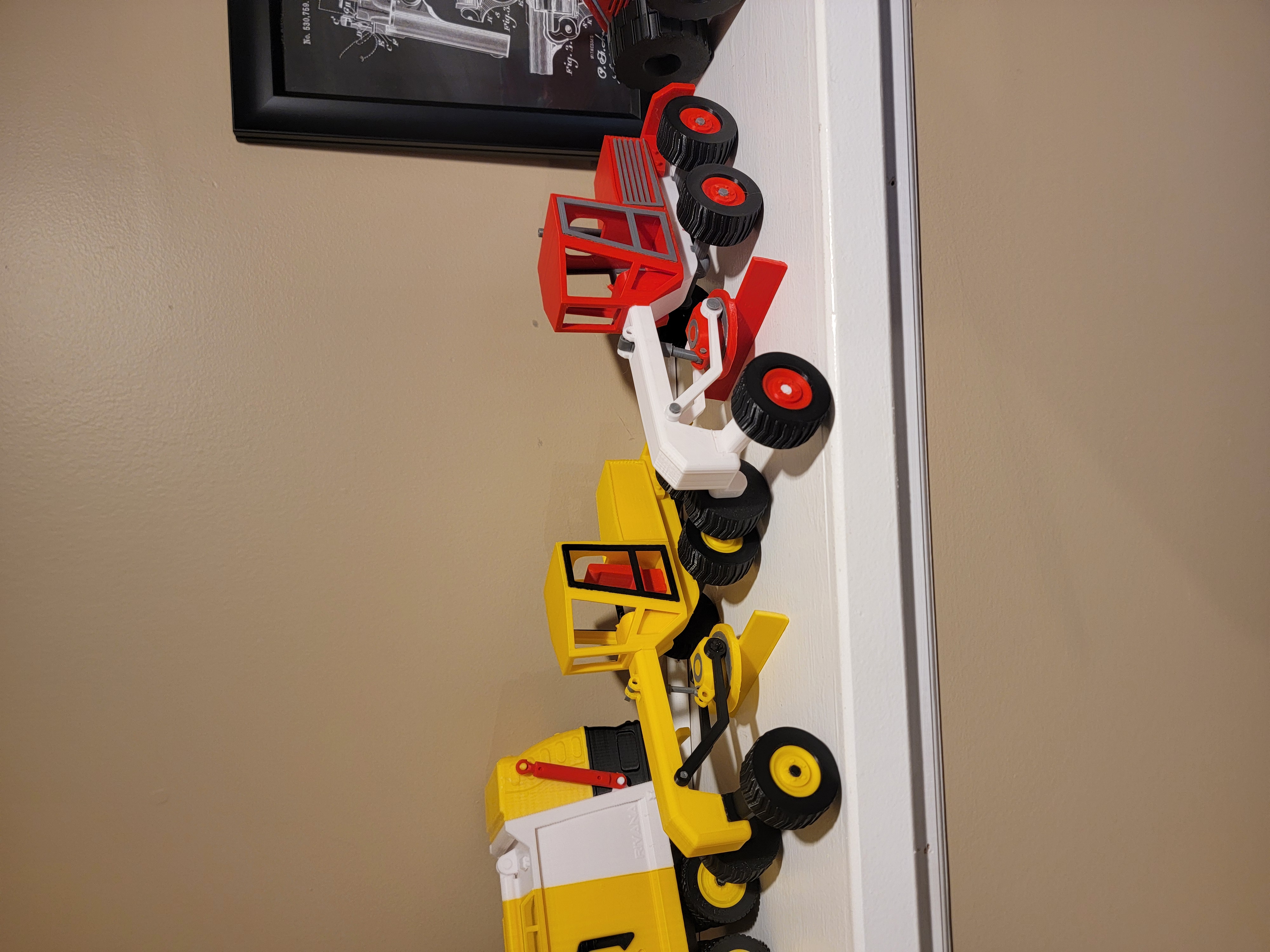 Construction Grader Machine Model — miniatura 3