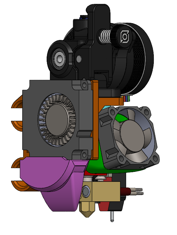 Monoprice Select Mini Toolhead - 4010 part cooling fan (pending update)