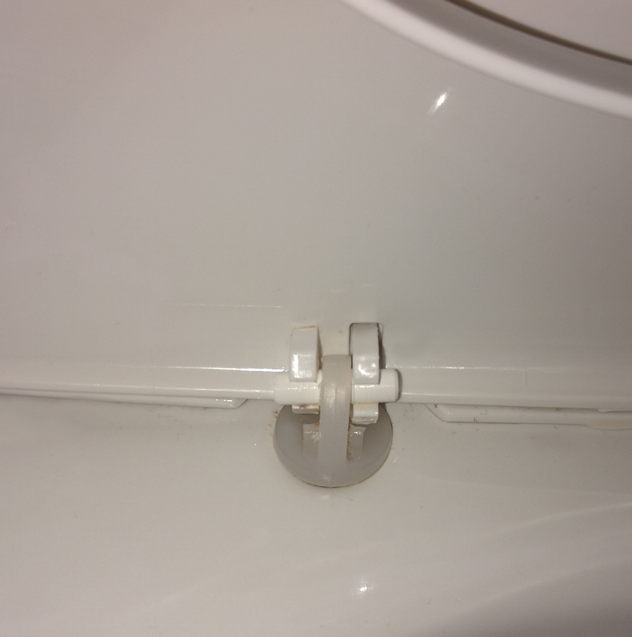 Toilett seat pin