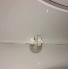 Toilett seat pin